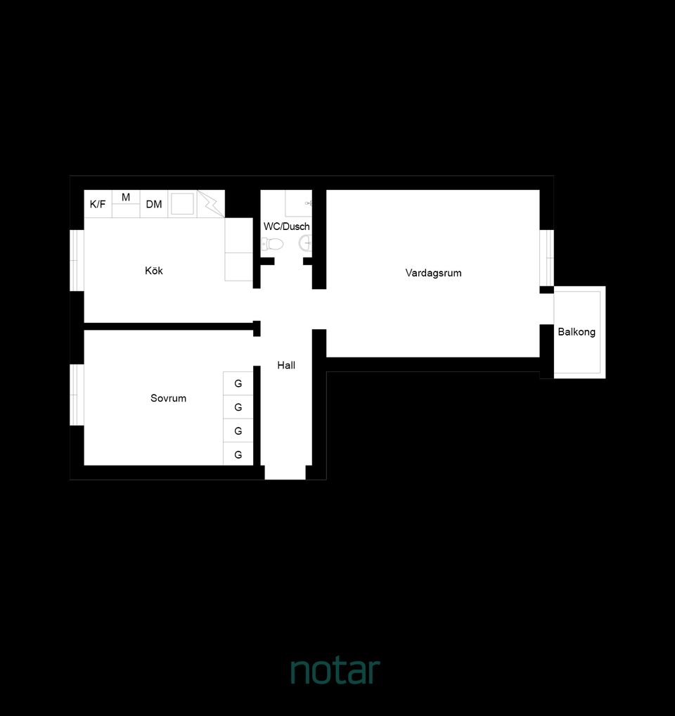 Bostadsrätt, Götgatan 30B, Vasastaden, Linköping