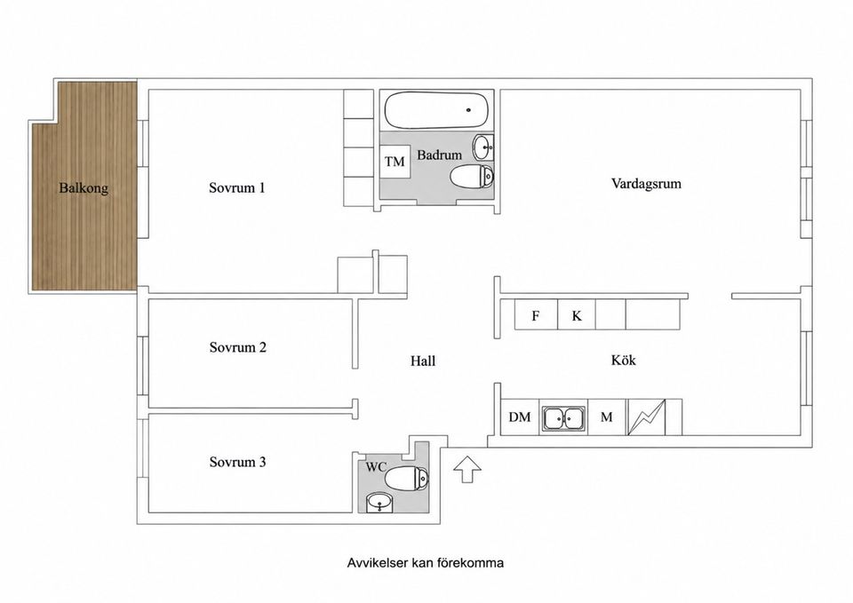 Bostadsrätt, Baldergatan 40, Valsta, Sigtuna