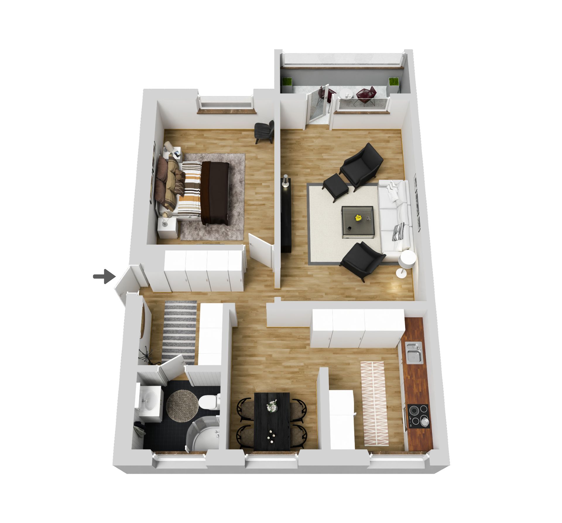 Bostadsrätt, Ågårdsvägen 37, Hjortsberg, Ljungby