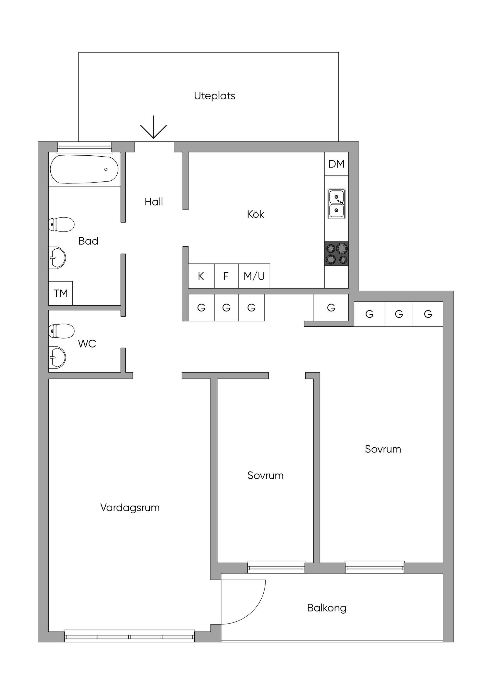 Bostadsrätt, Fageredsgränd 6, Stockholm