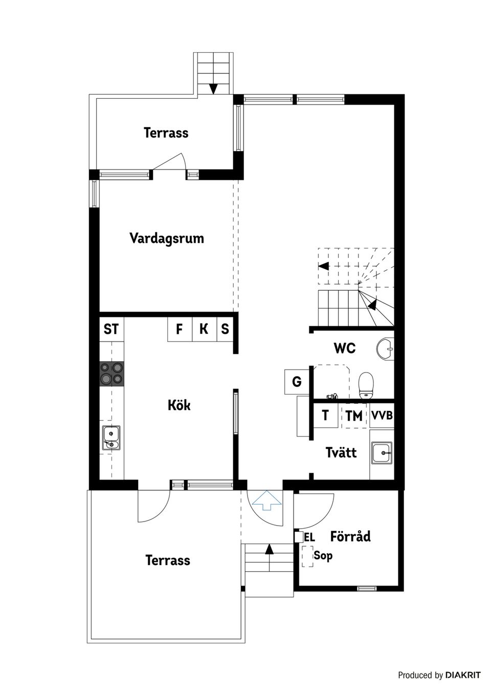 Villa, Radhus, Tallåsstigen 9, Danvik, Oxelösund
