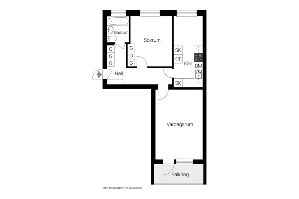 Bostadsrätt, Stenkumlaväg 24, Visby - Söder, Gotland