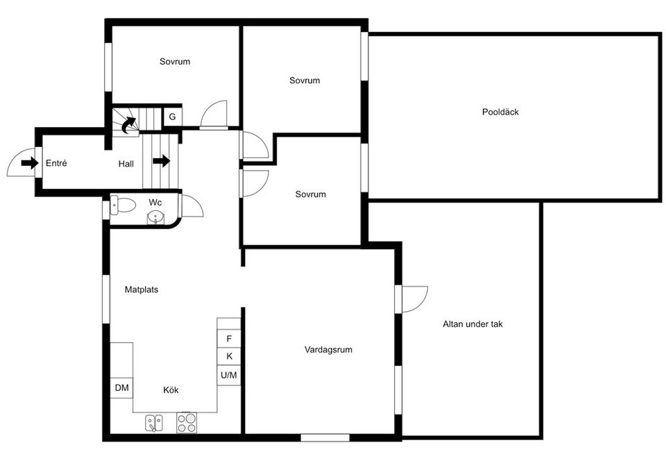 Radhus, Fiskarvägen 18A, Skultuna, Västerås