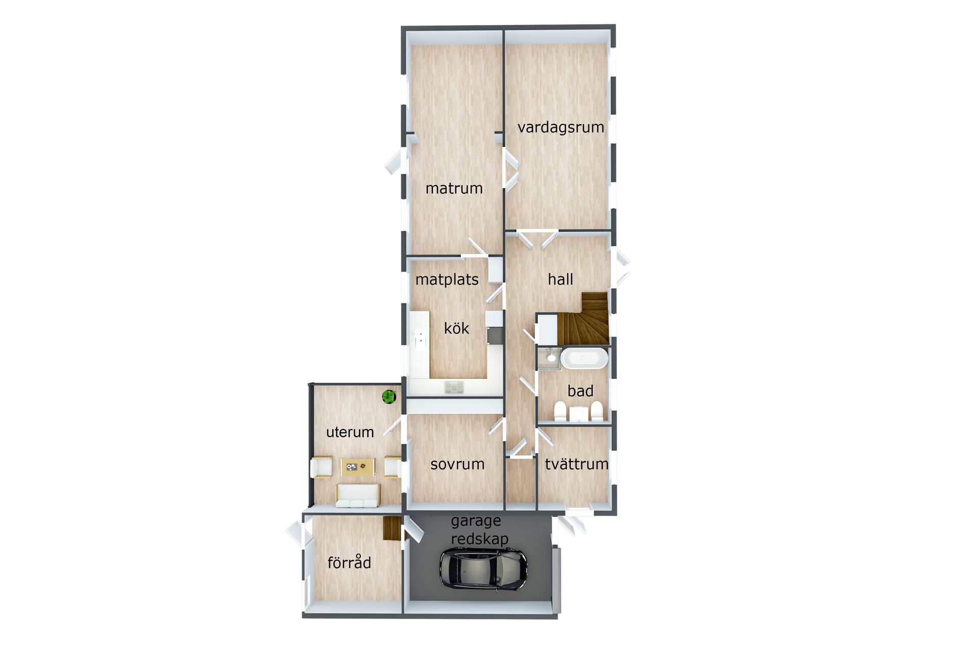 Villa, Sjögatan 17B, Centralt ,  Å-tomt, Kristianstad