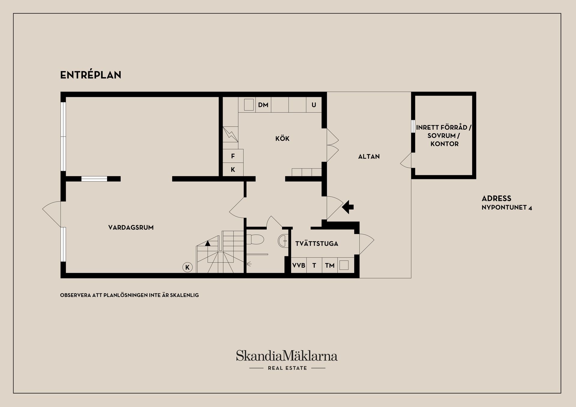 Radhus, Nypontunet 4, Rudboda, Lidingö