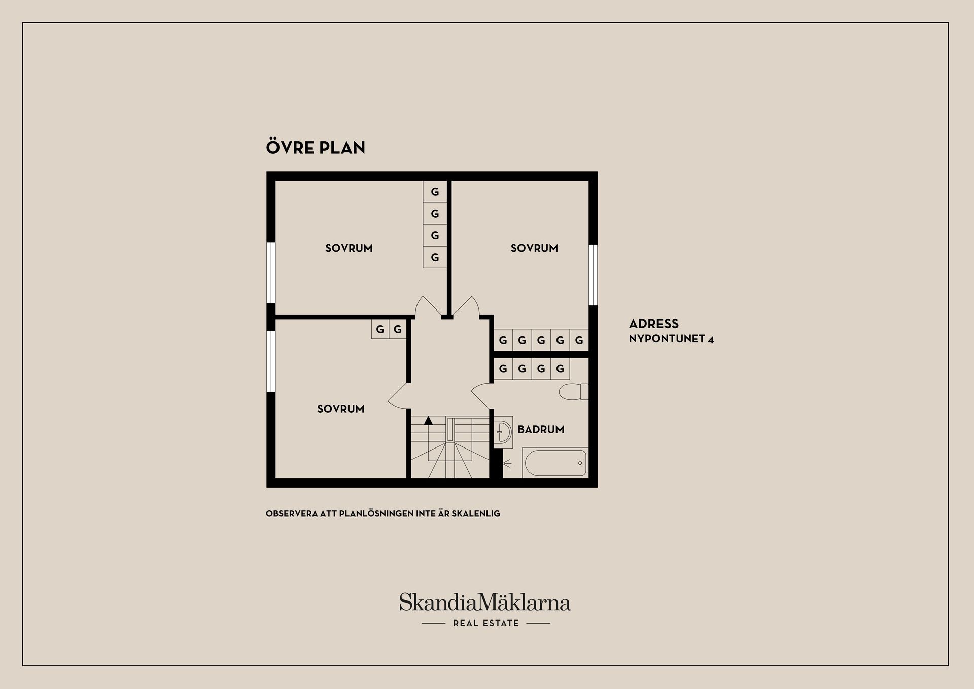 Radhus, Nypontunet 4, Rudboda, Lidingö