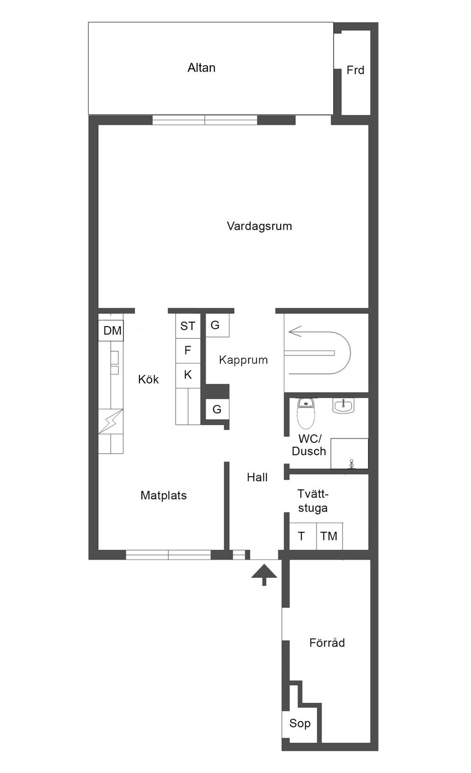 Radhus, Axel Swartlings gata 141, Klockaretorpet, Norrköping