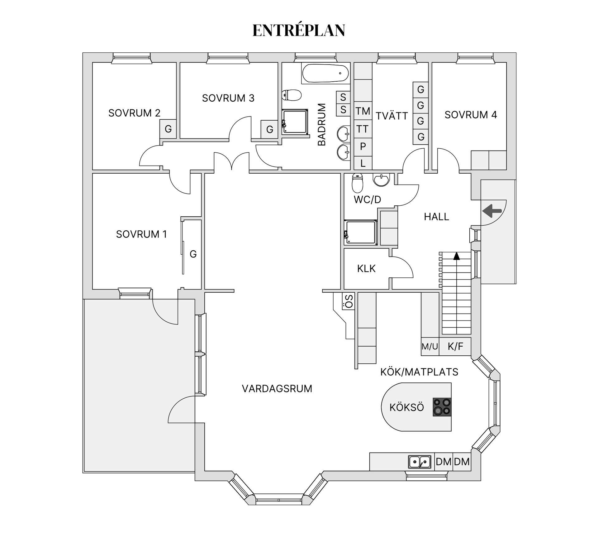 Villa, Stora Pölsans väg 26, Torslanda - Hjuvik, Göteborg