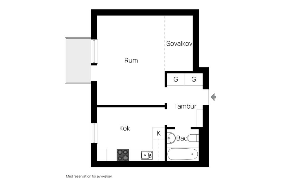 Bostadsrätt, Gökvägen 1a, Centrala Norrtälje, Norrtälje