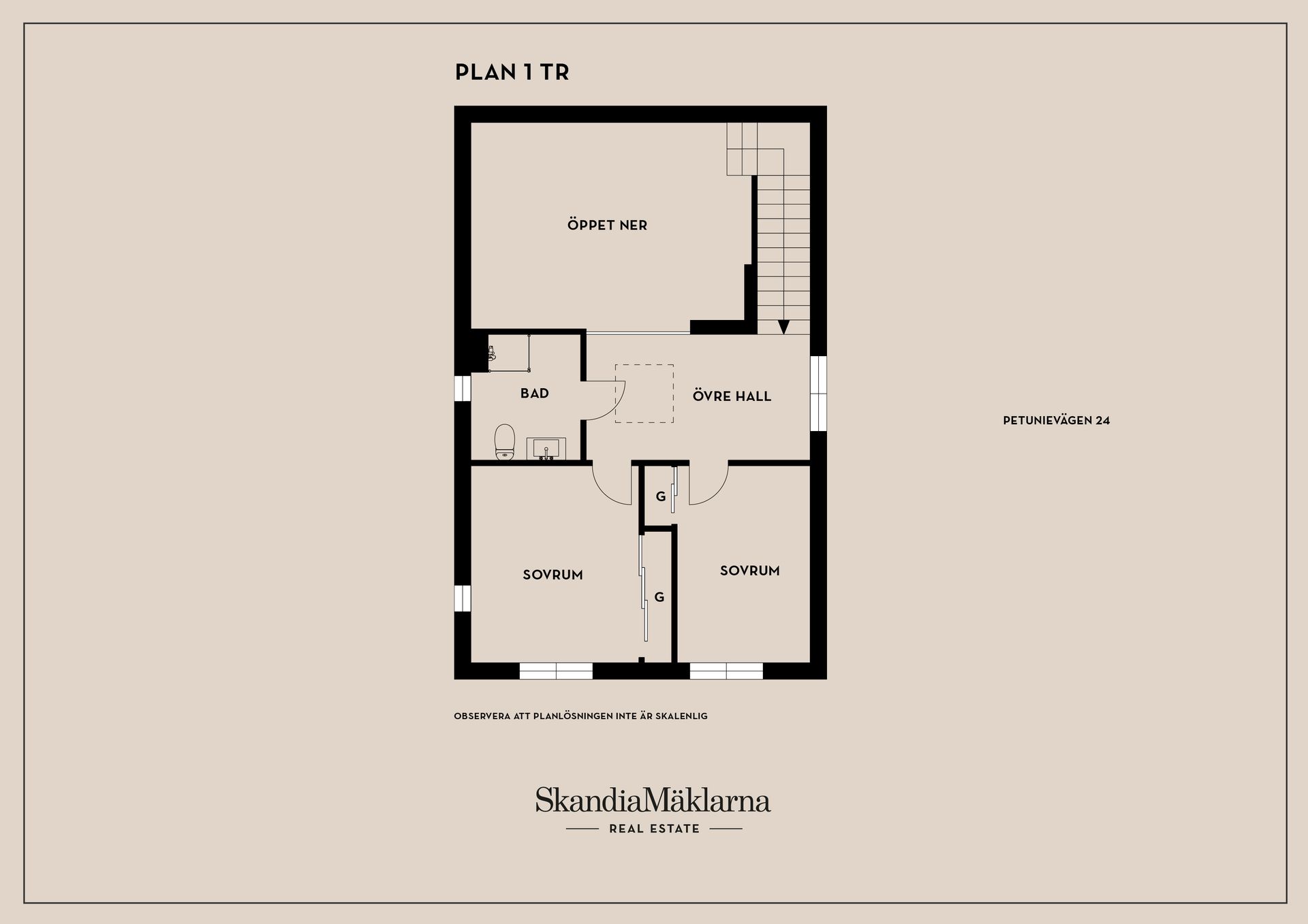 Villa, Petunievägen 24, Tullinge Trädgårdsstad, Botkyrka