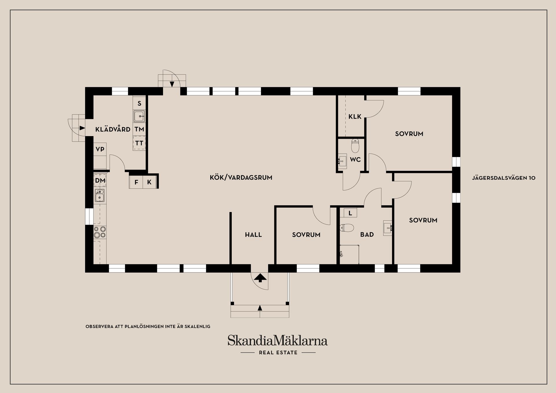 Villa, Jägersdalsvägen 10, Håbo-Tibble, Upplands-Bro