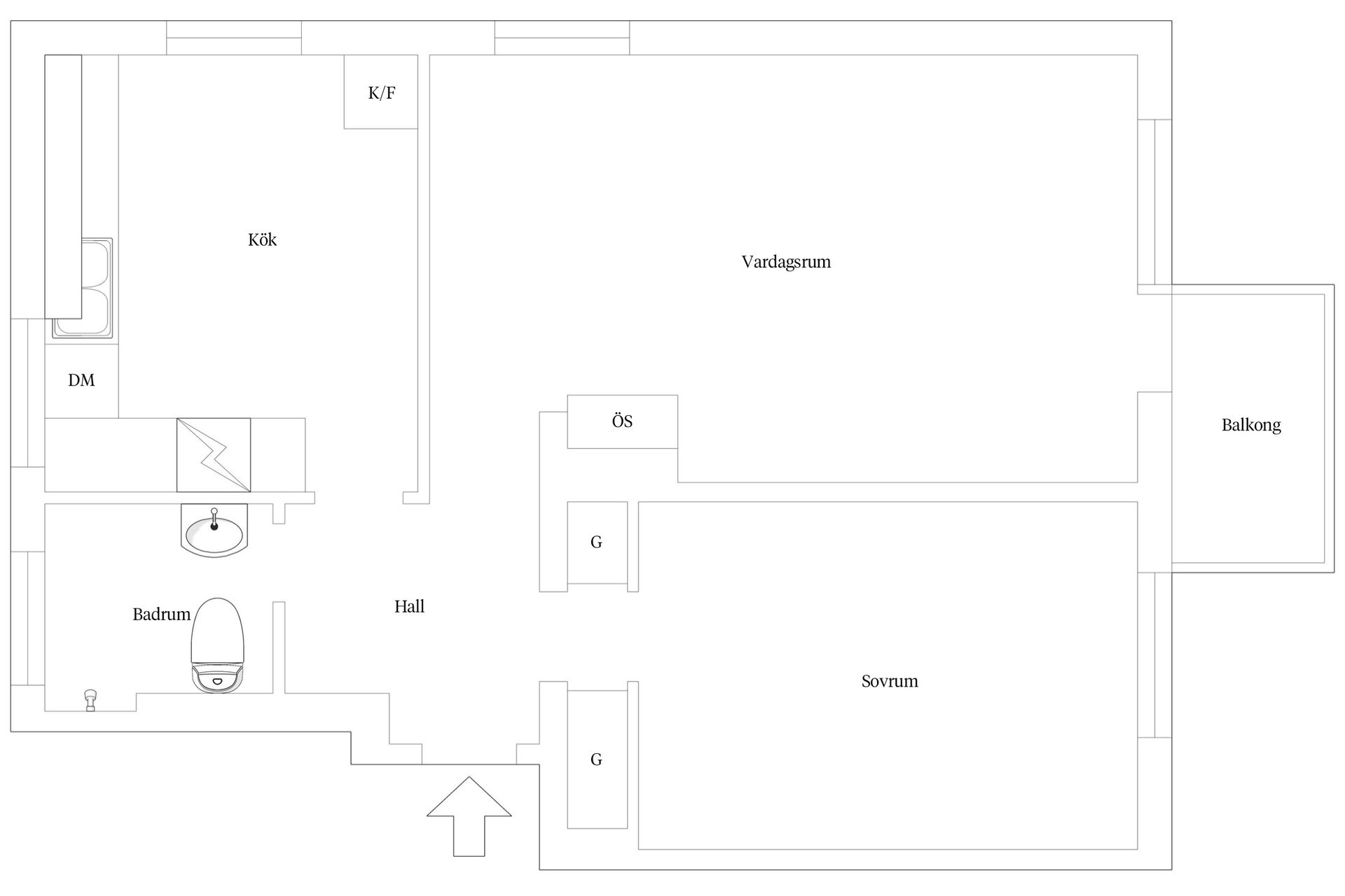 Bostadsrätt, Byggmästarvägen 22, Bromma - Abrahamsberg, Stockholm