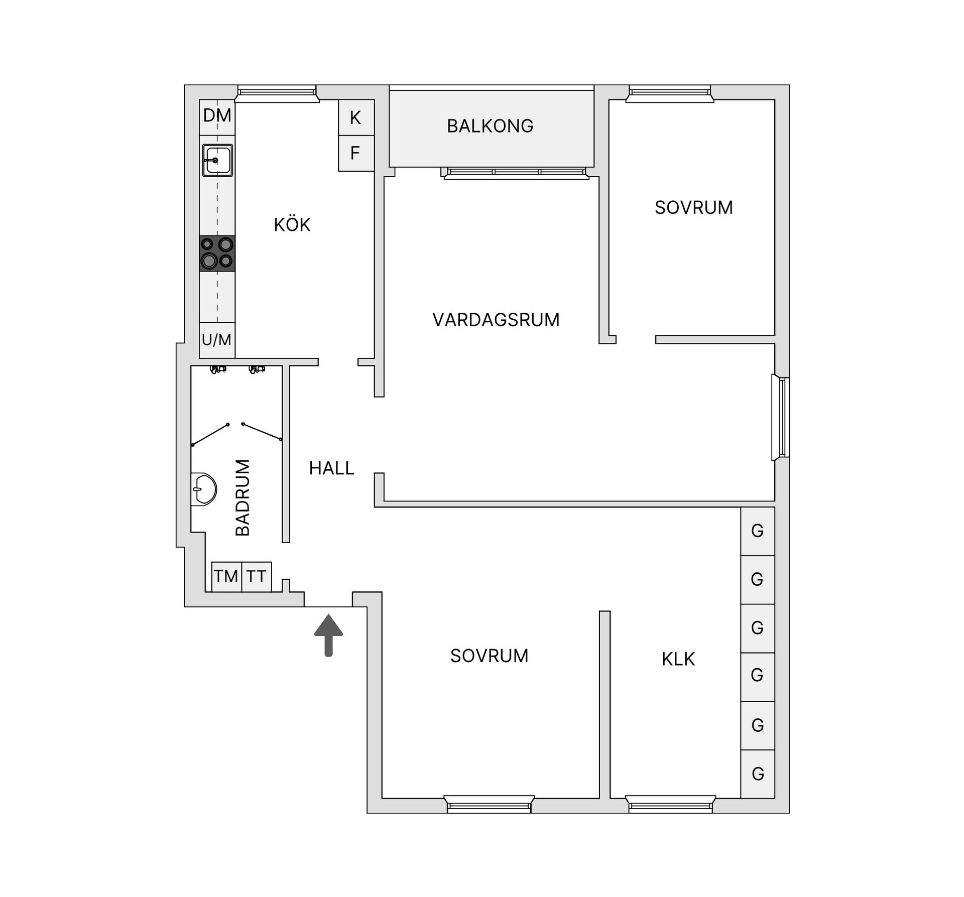 Bostadsrätt, Allégatan 16A, Odenslund, Östersund