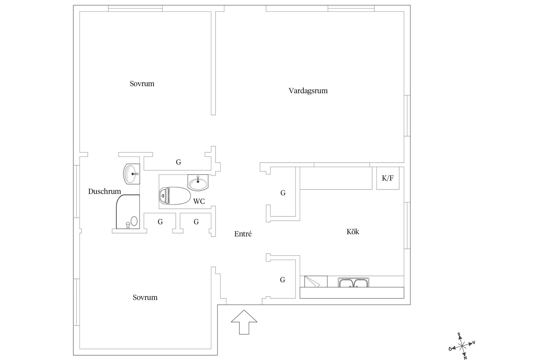 Bostadsrätt, Hedvigsborgsgatan 37, Hedvigsborg, Borås