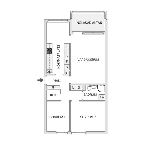 Bostadsrätt, Sjöåkravägen 50B, Sjöåkra - Bankeryd, Jönköping