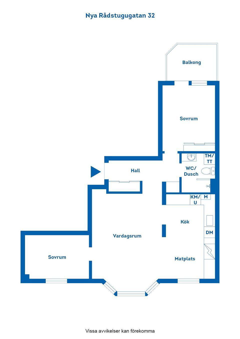 Bostadsrätt, Nya Rådstugugatan 32, Centralt, Norrköping