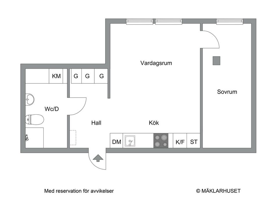 Bostadsrätt, Starrbäcksgatan 11 A, Sundbyberg