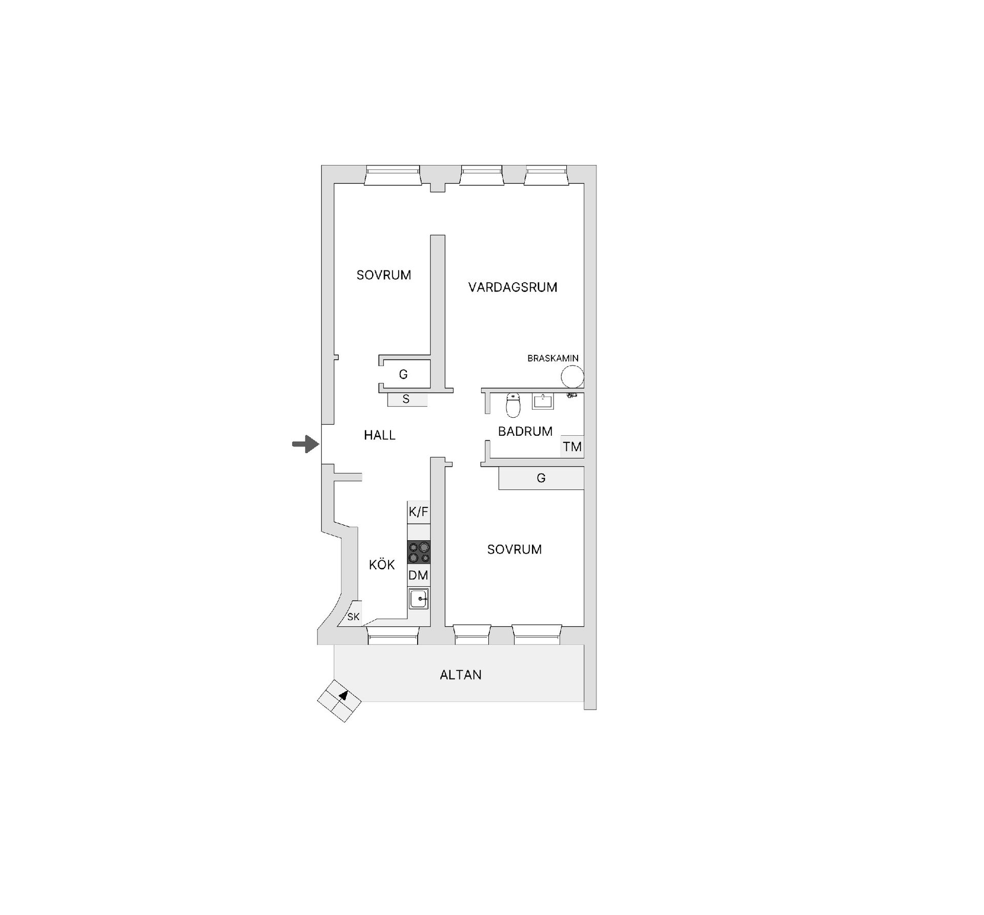 Bostadsrätt, Hälsingegatan 6, Vasastan, Stockholm