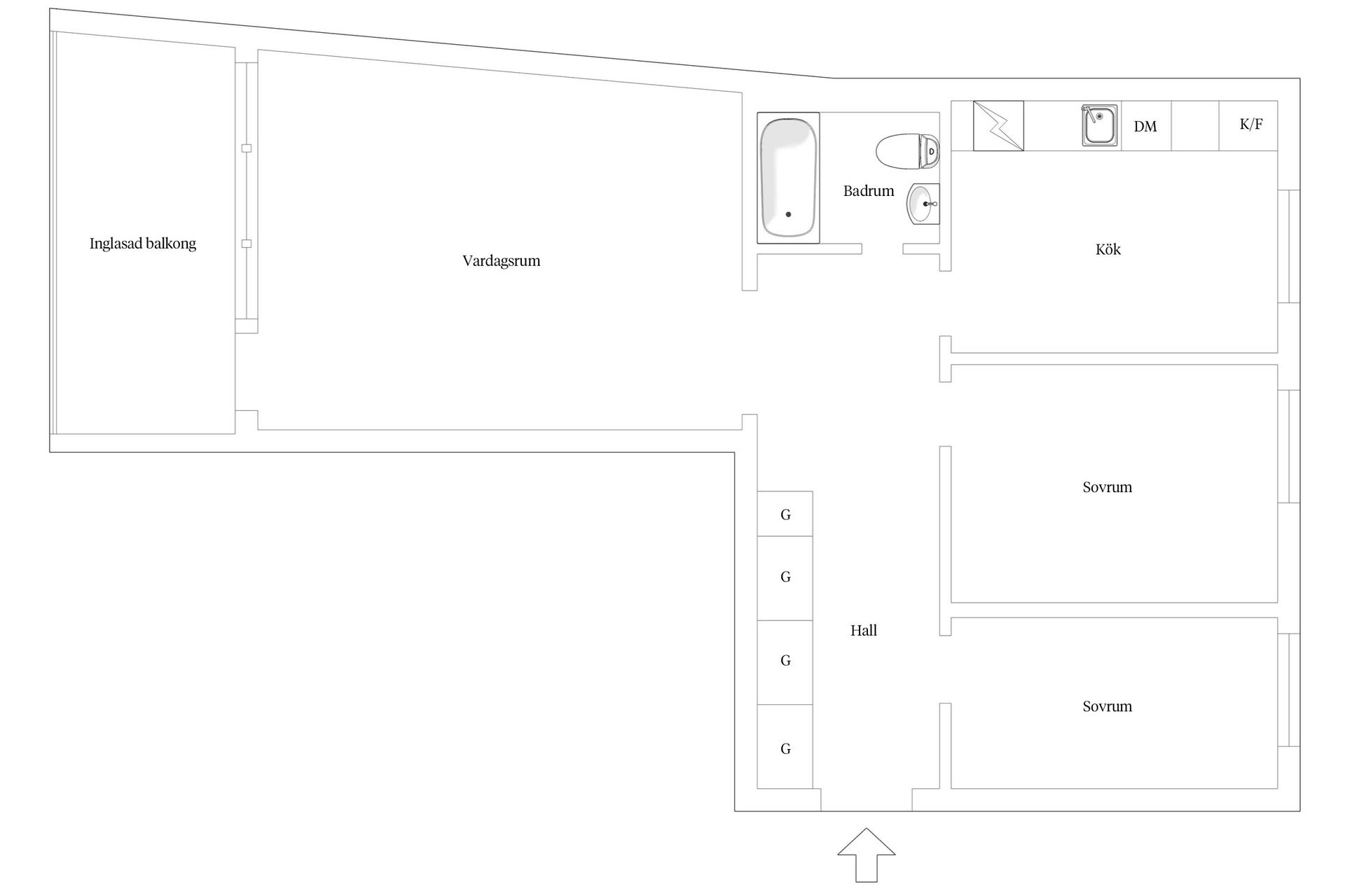 Bostadsrätt, Branteviksgatan 4 C, Östra Sorgenfri, Malmö