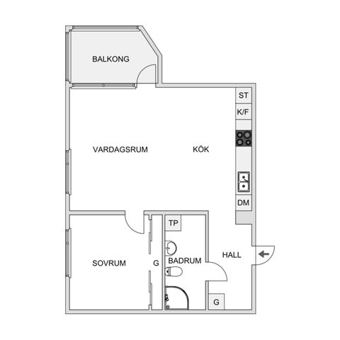 Bostadsrätt, Varmfrontsgatan 12, Länsmansgården, Göteborg