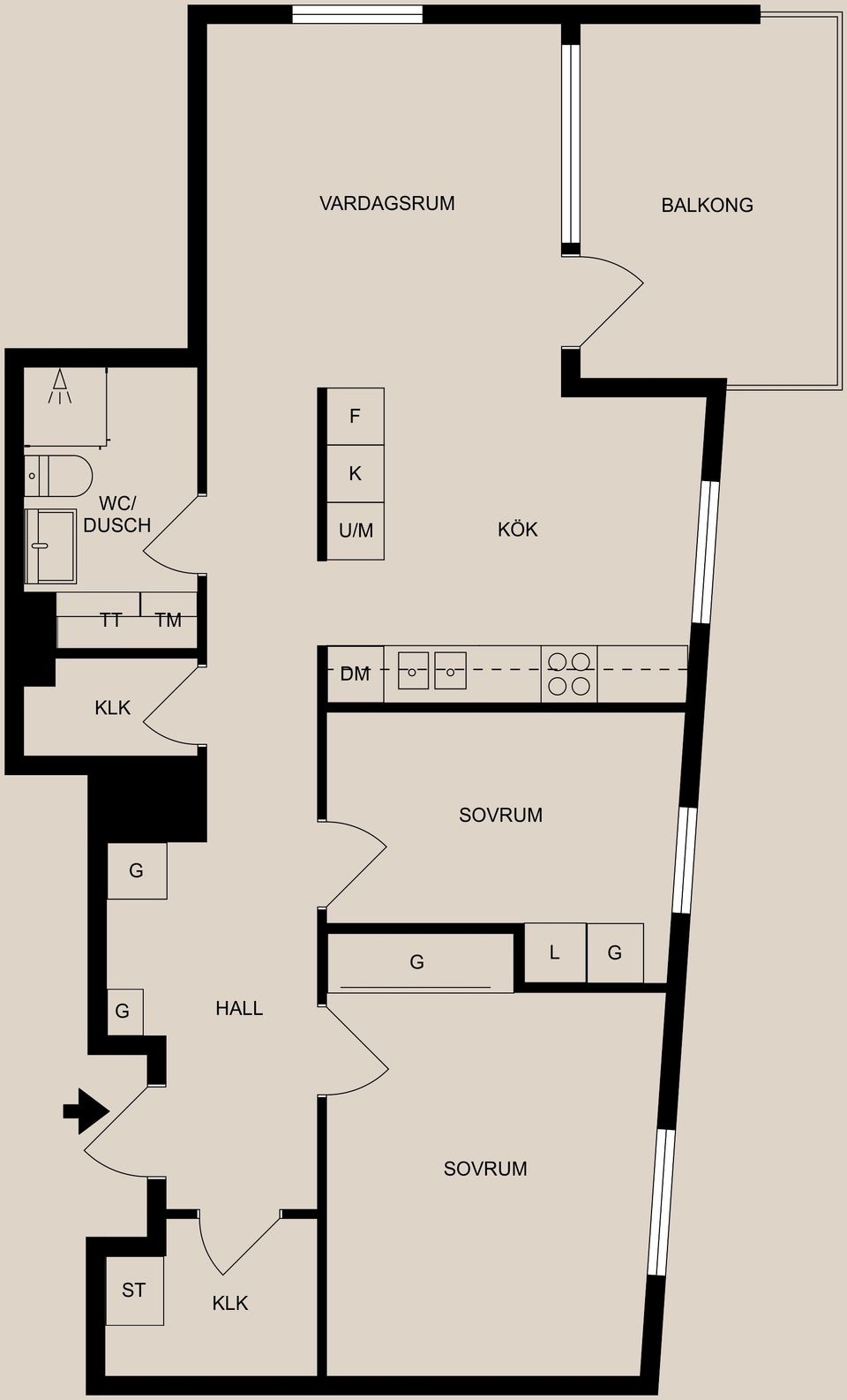 Bostadsrätt, Nya torget 6, Centralt, Norrköping