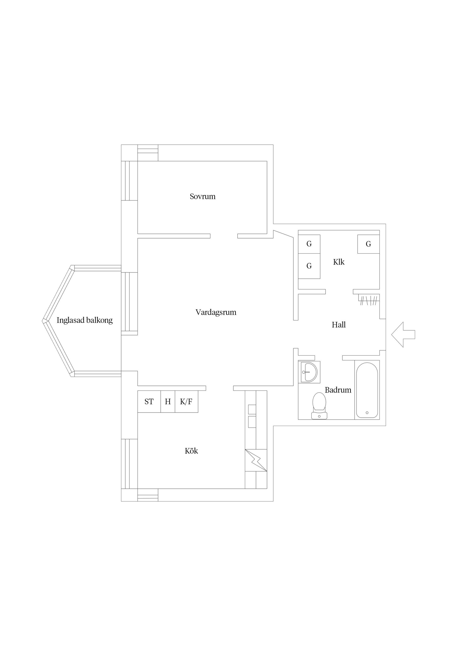 Bostadsrätt, Kyrkängsbacken 16, Centrala Huddinge, Huddinge