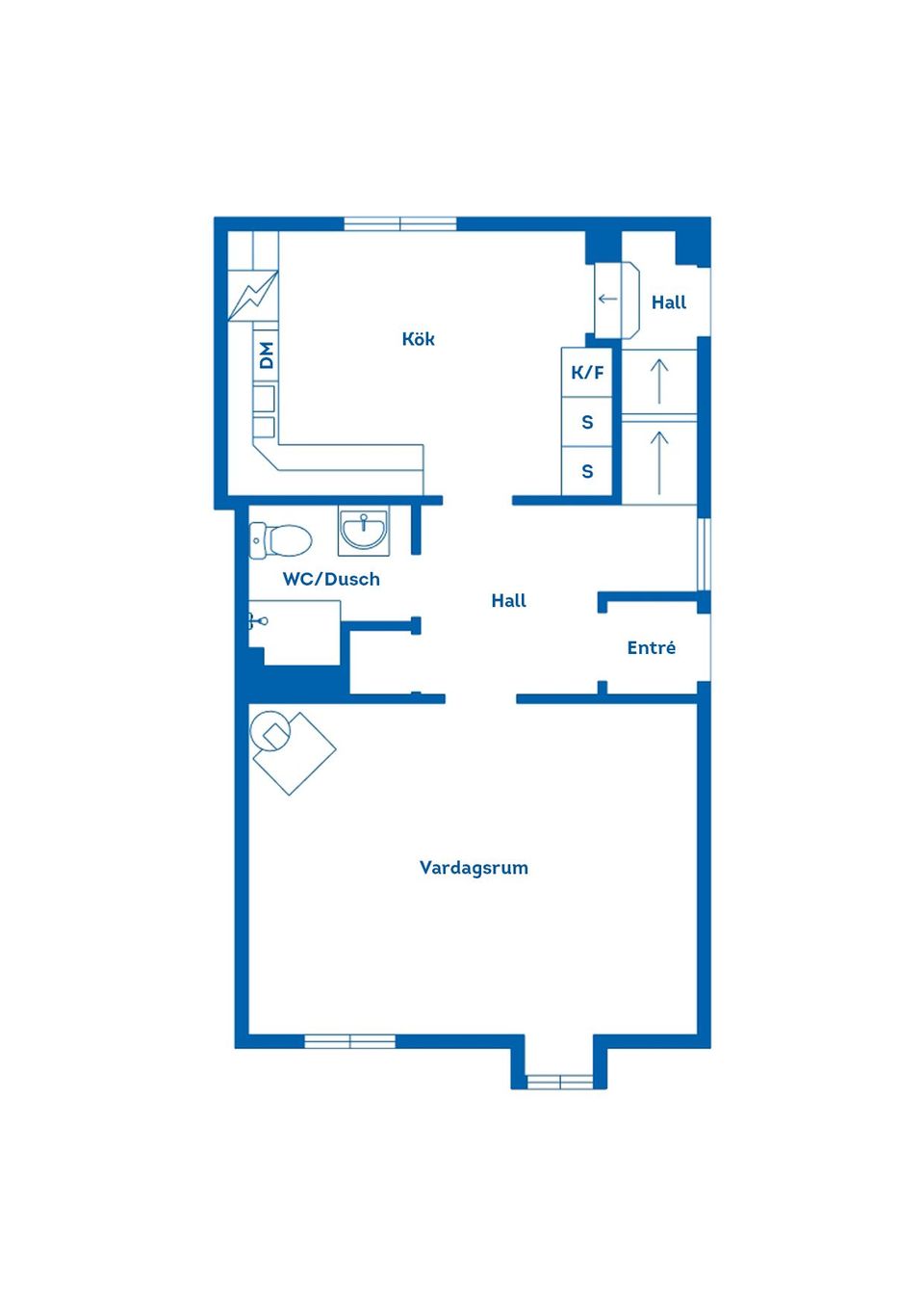 Villa, Radhus, Regementsgatan 55B, Strängnäs