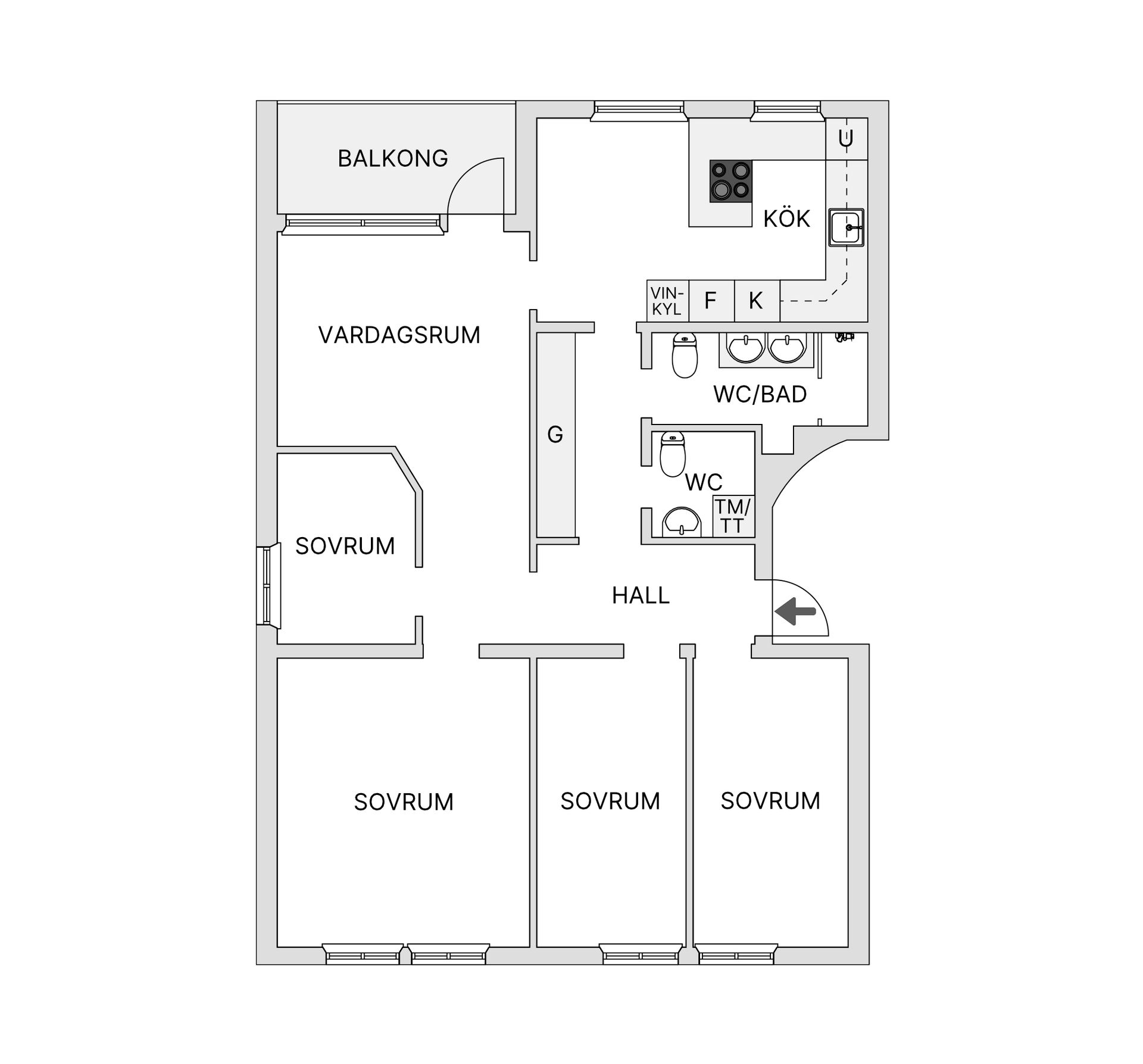 Bostadsrätt, Njupkärrsvägen 86, Tyresö Centrum, Tyresö