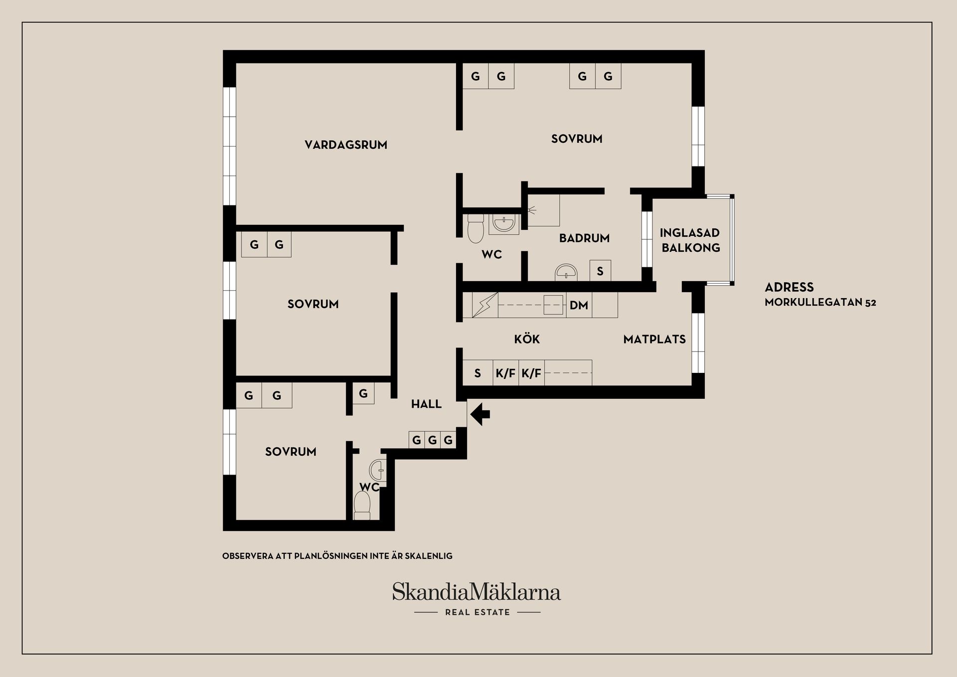 Bostadsrätt, Morkullegatan 52, Råby, Västerås