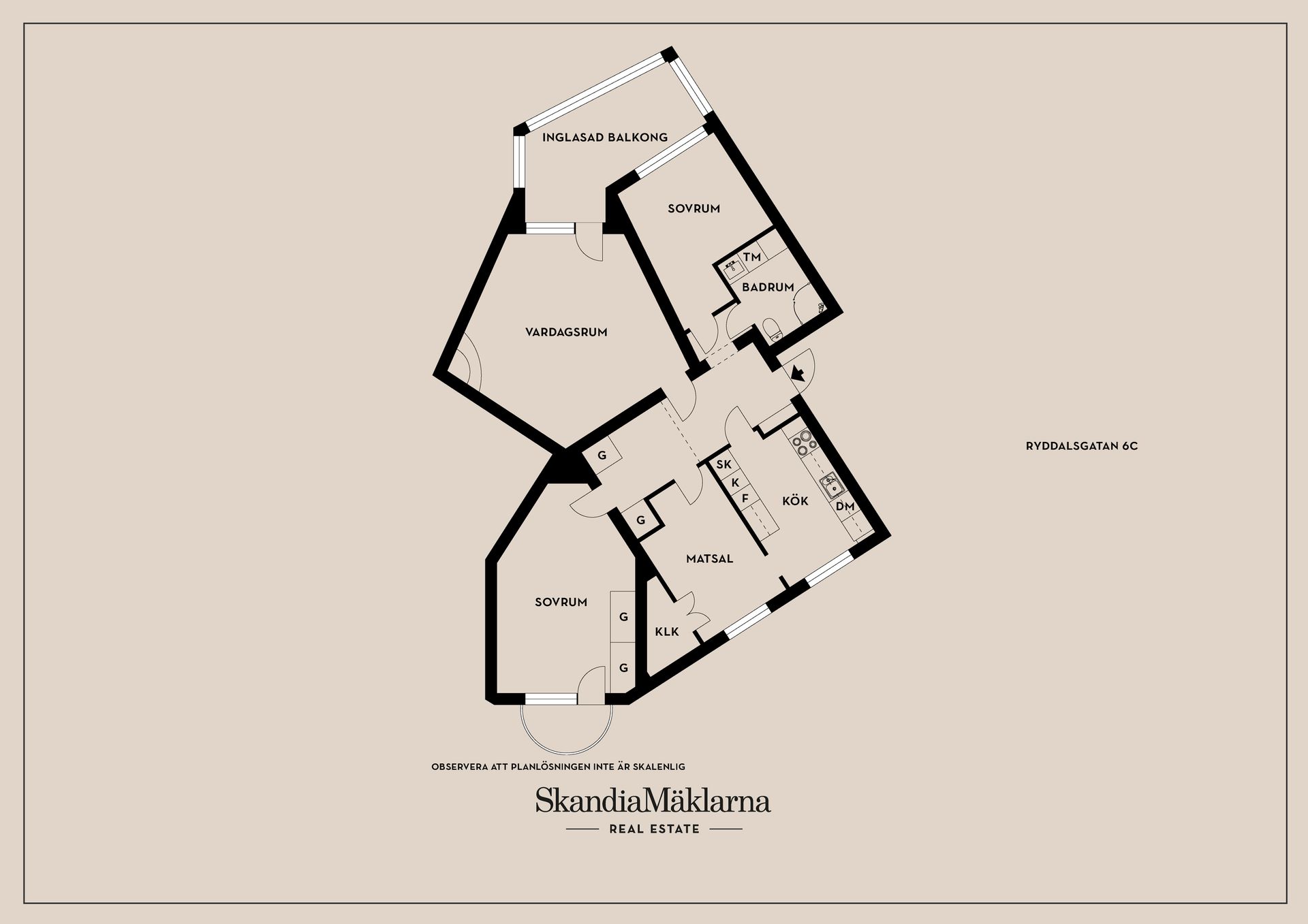 Bostadsrätt, Ryddalsgatan 6C, Gottfridsberg, Linköping