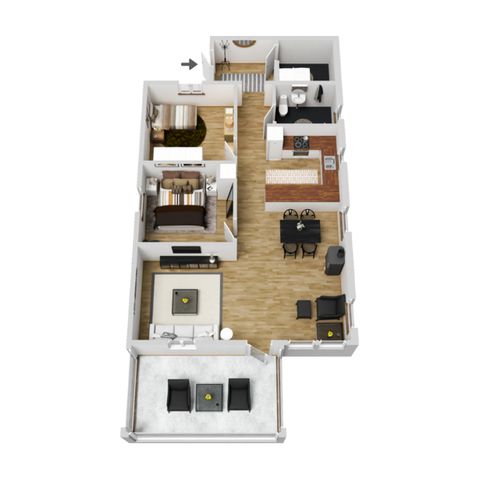 Bostadsrätt, Mjälenhöjden 1R, Mjälen, Ljungby