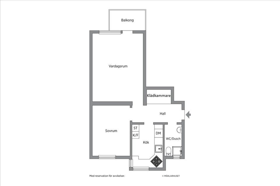 Bostadsrätt, Ståltrådsvägen 36, Vån 2/3, Stockholm