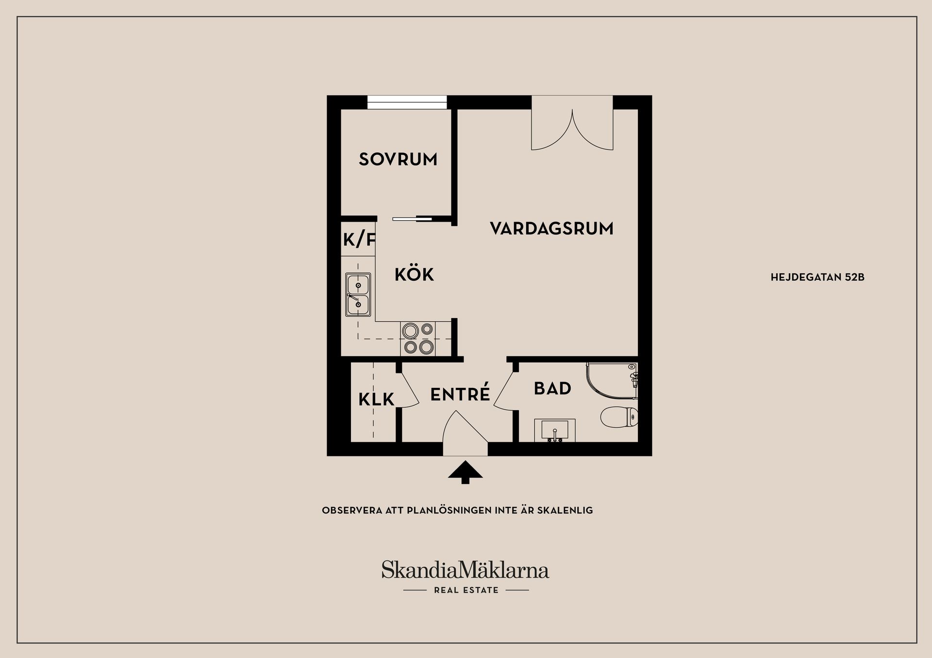 Bostadsrätt, Hejdegatan 52B, Hejdegården, Linköping