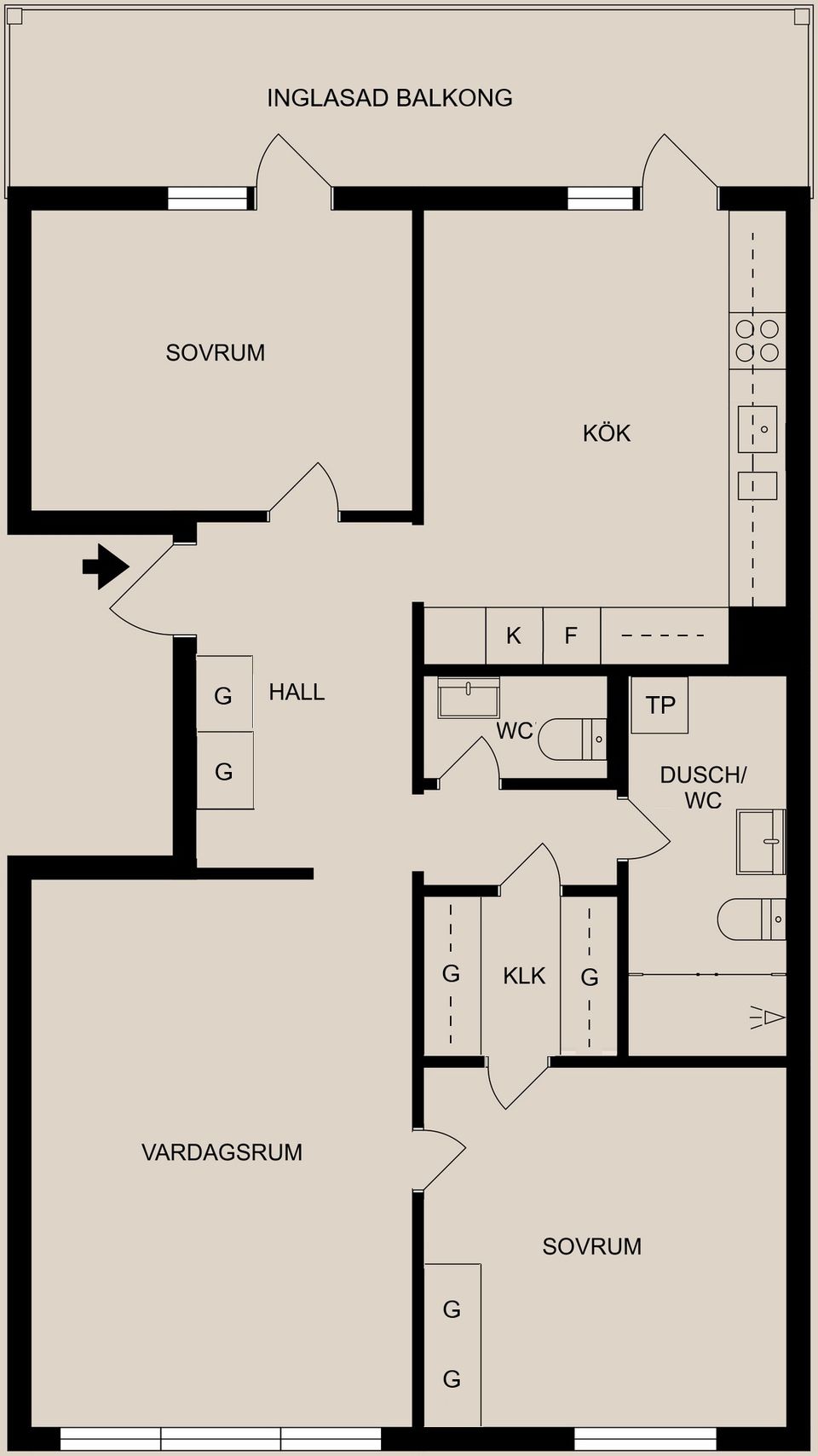 Bostadsrätt, Vilbergsgatan 223, Vilbergen, Norrköping
