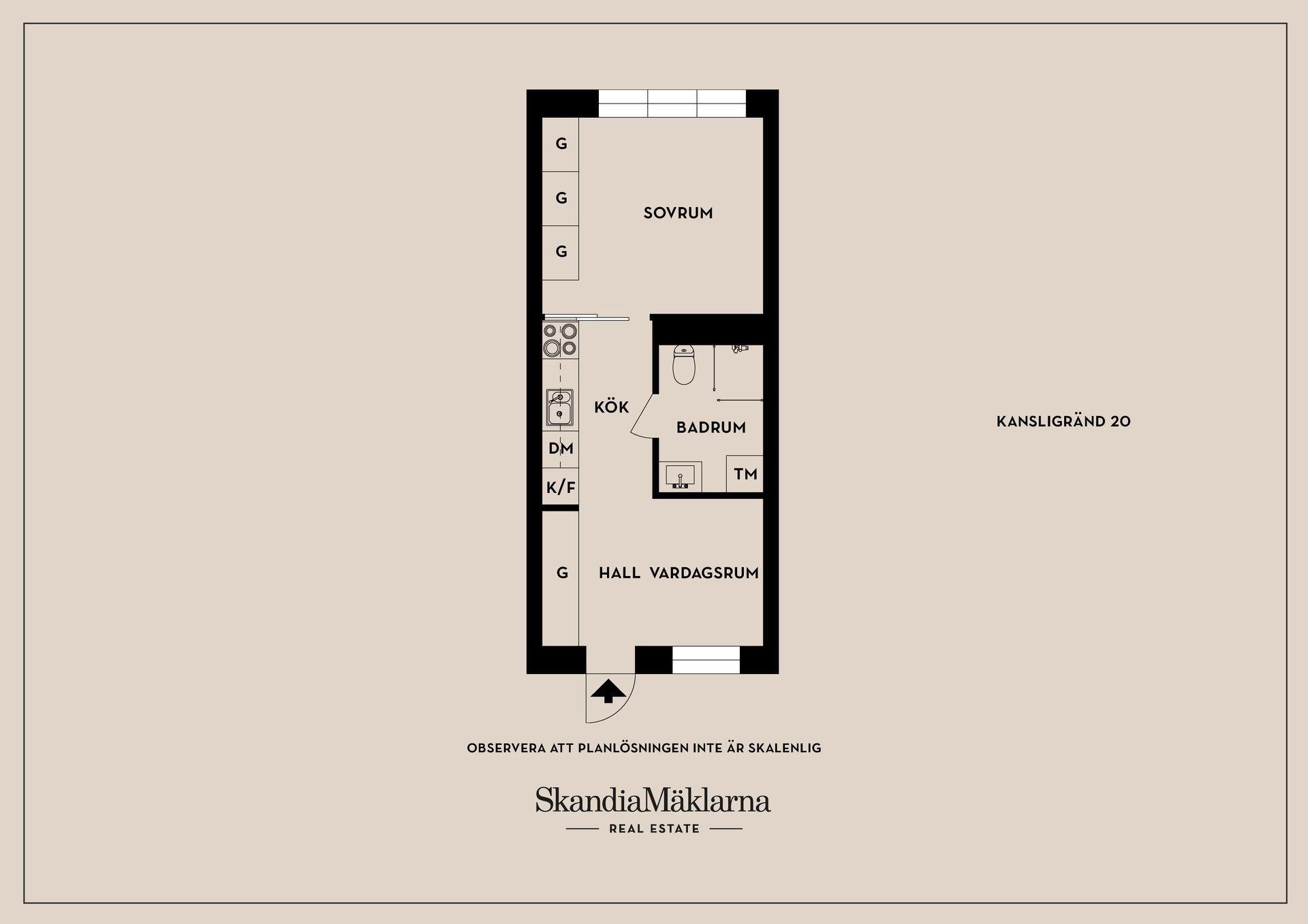 Bostadsrätt, Kansligränd 20, Centrala Huddinge - Kvarnbergsplan, Huddinge