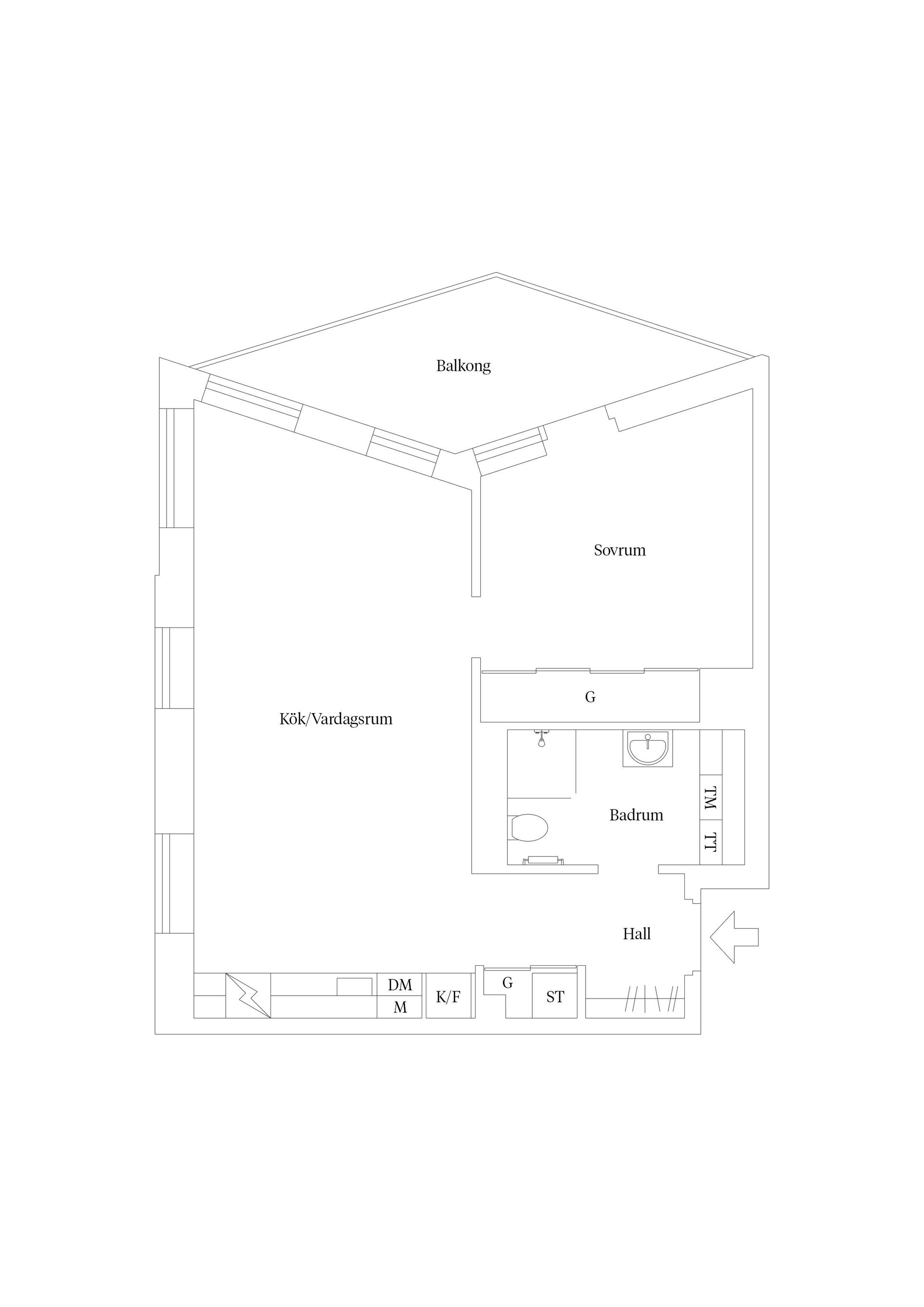 Bostadsrätt, Carlsgatan 31, City, Malmö