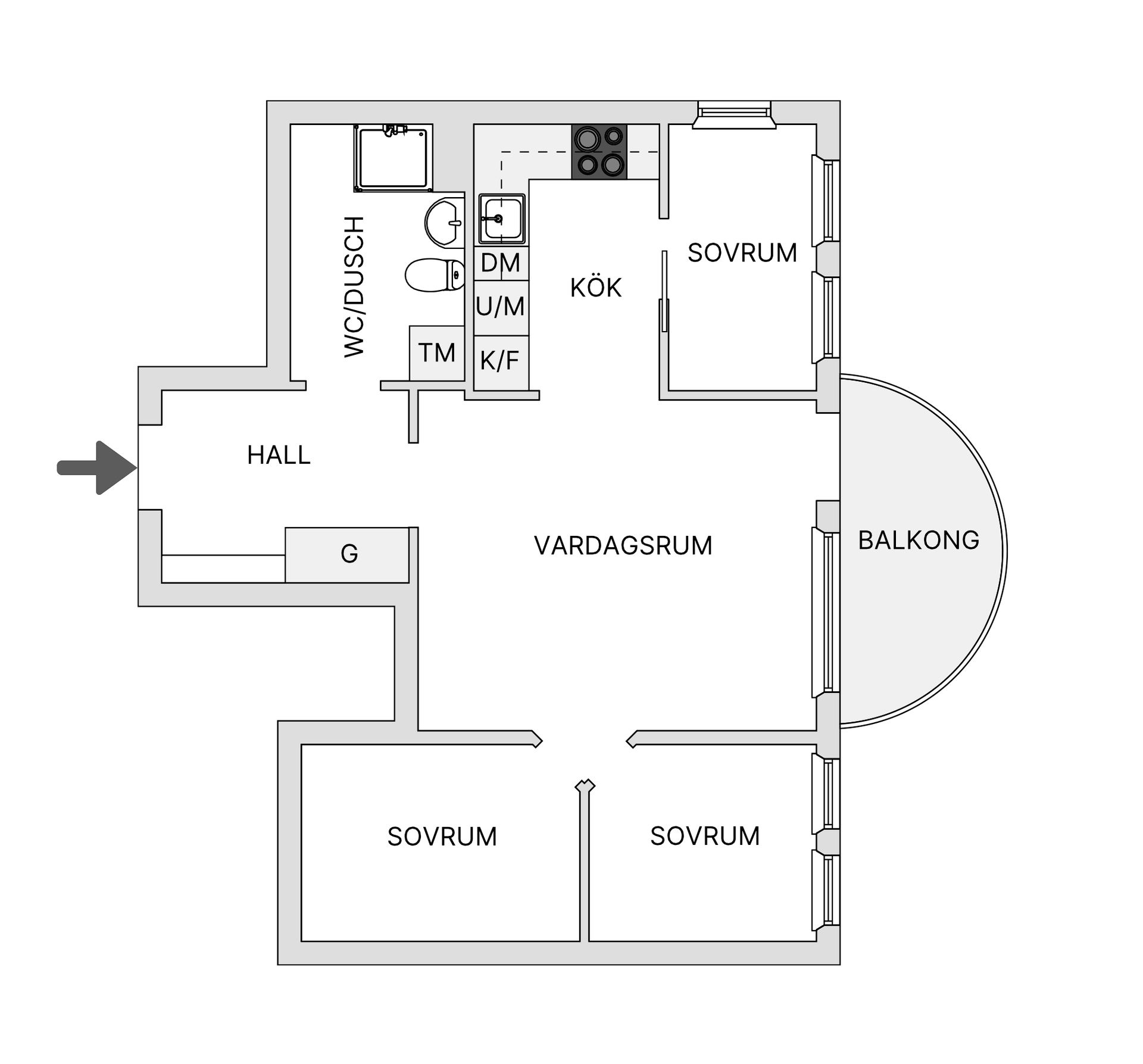 Bostadsrätt, Serenadvägen 24, Nacka Forum, Nacka