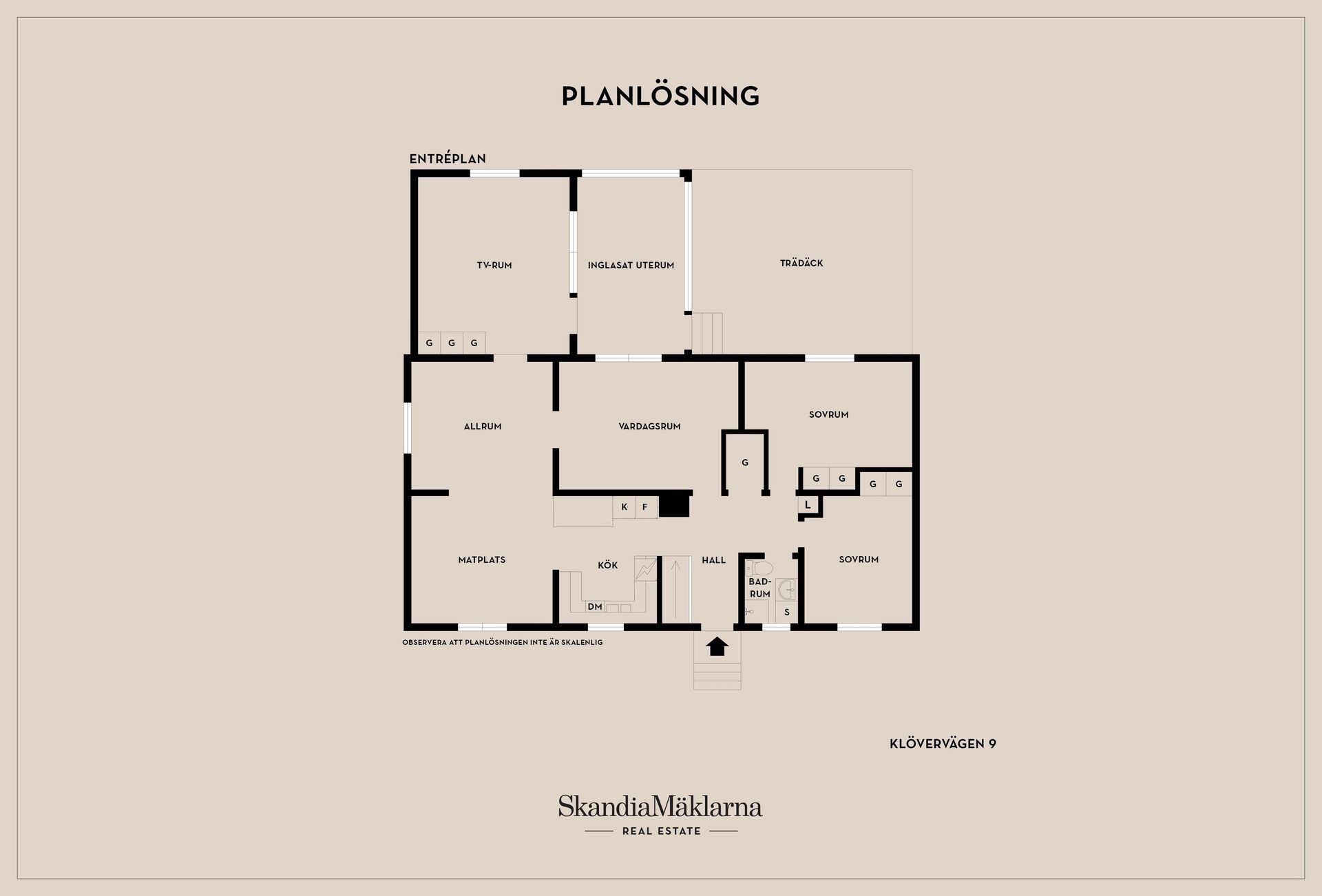 Villa, Klövervägen 9, Skövde