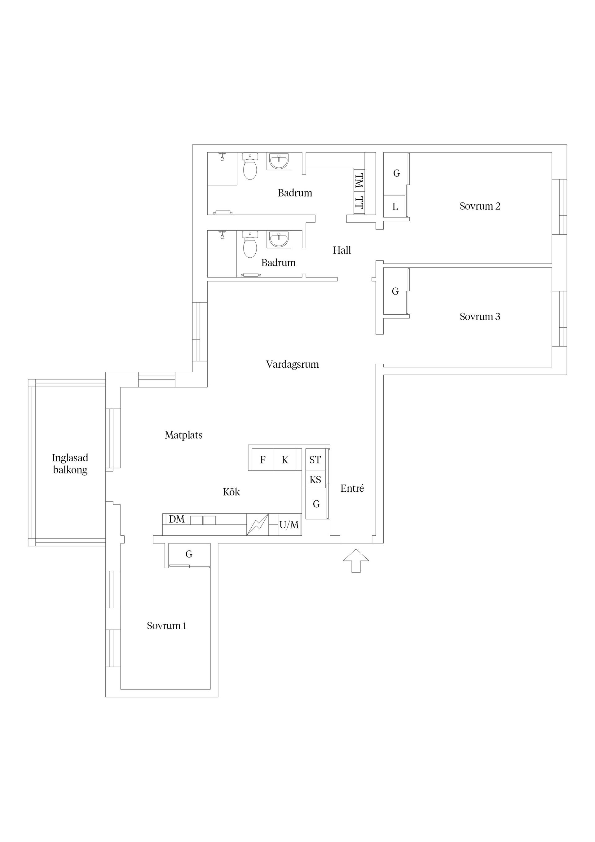 Bostadsrätt, Gimogatan 3A, Luthagen, Uppsala