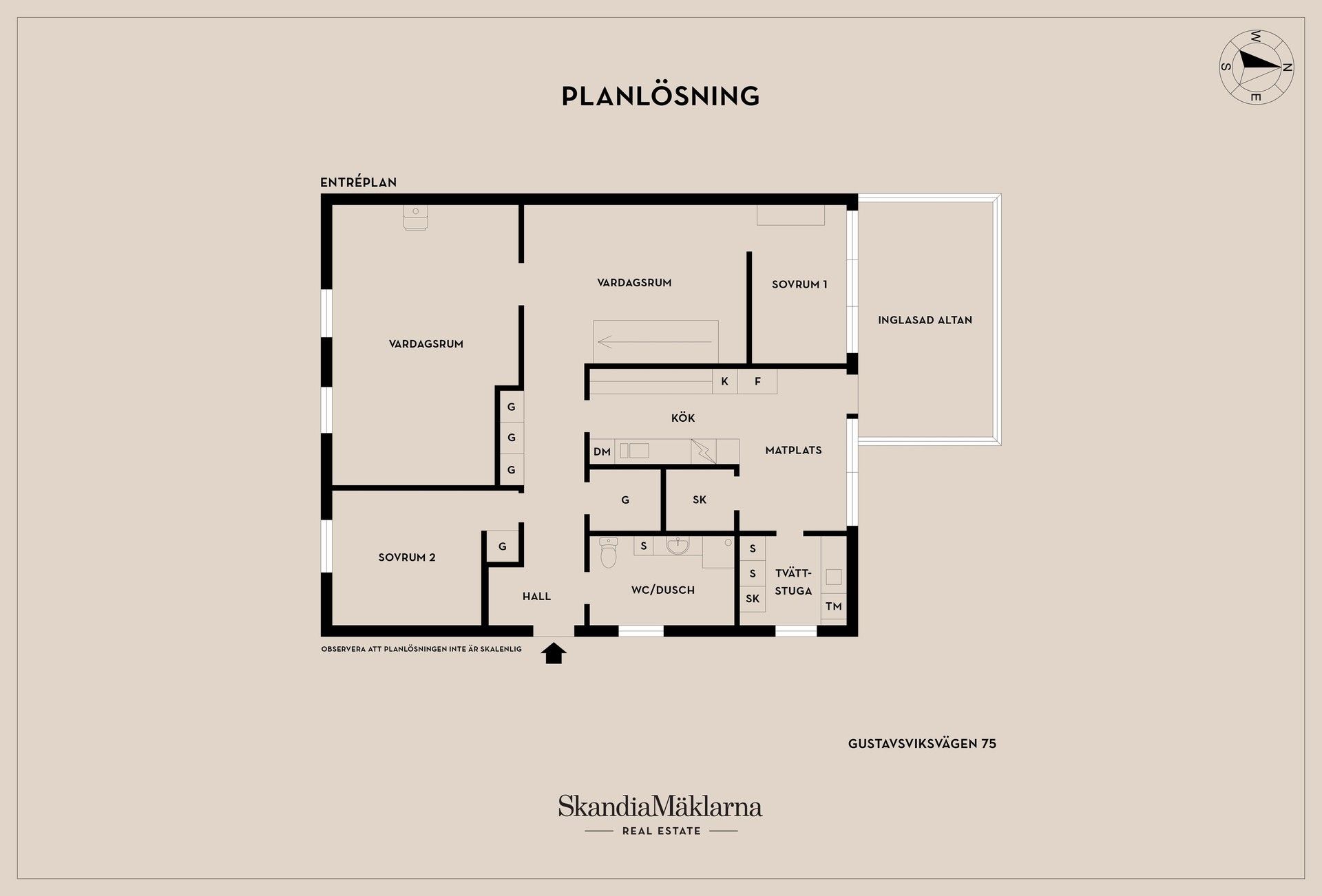 Villa, Gustavsviksvägen 75, Motala