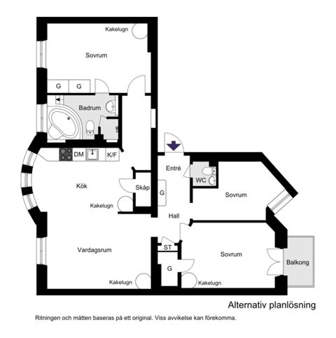 Bostadsrätt, Parmmätargatan 22, 3 tr, Kungsholmen, Stockholm