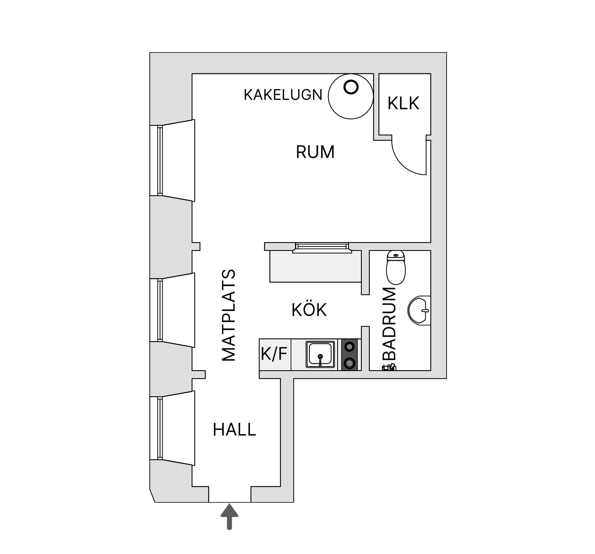 Bostadsrätt, Krukmakargatan 38, 3/3tr, Stockholm