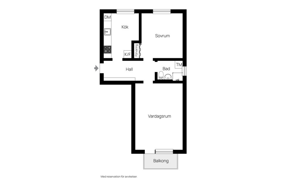 Bostadsrätt, Genvägen 58 A, Karlslund, Östersund