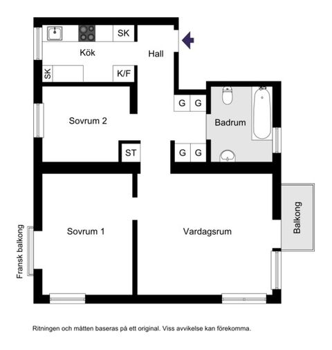 Bostadsrätt, Finn Malmgrens väg 18, Hammarbyhöjden, Johanneshov, Stockholm