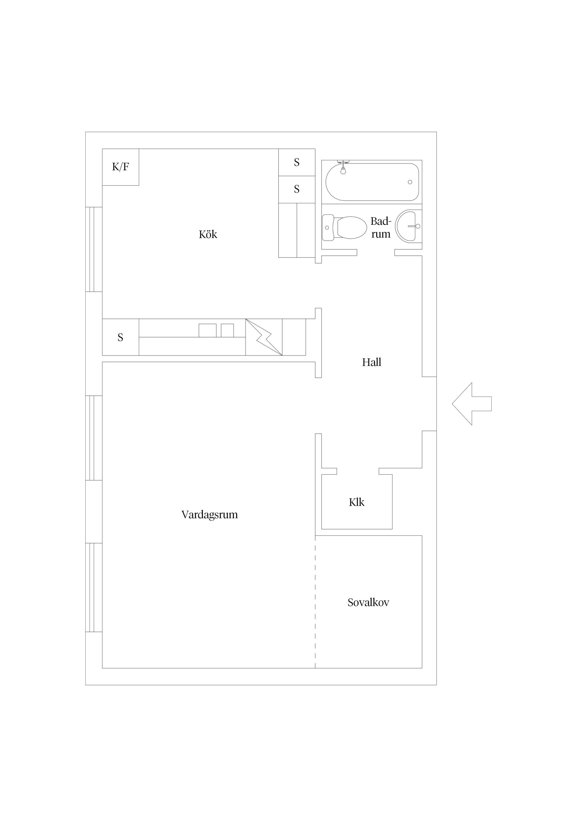 Bostadsrätt, Prästgårdsgatan 13C, Luthagen, Uppsala