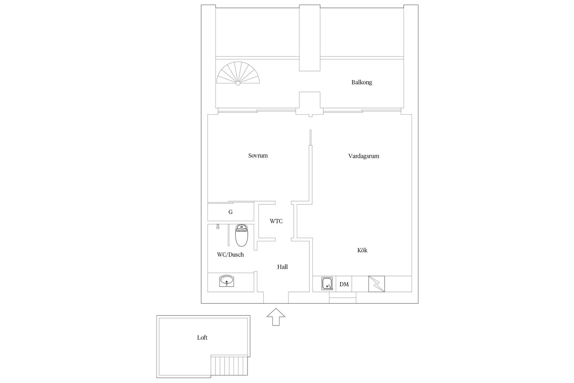 Bostadsrätt, Hälsingegatan 61, 7tr, Vasastan - Hagastaden, Stockholm