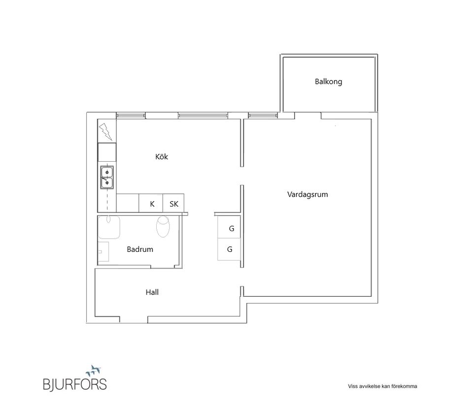 Bostadsrätt, Södra Hamngatan 17A, Skelleftehamn , Skellefteå
