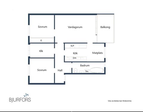 Bostadsrätt, Läkarvägen 7B, Norrböle, Skellefteå