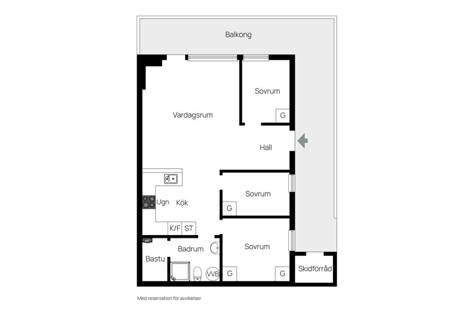 Bostadsrätt, Tegefjäll Alprosen 23D, Tegefjäll, Åre