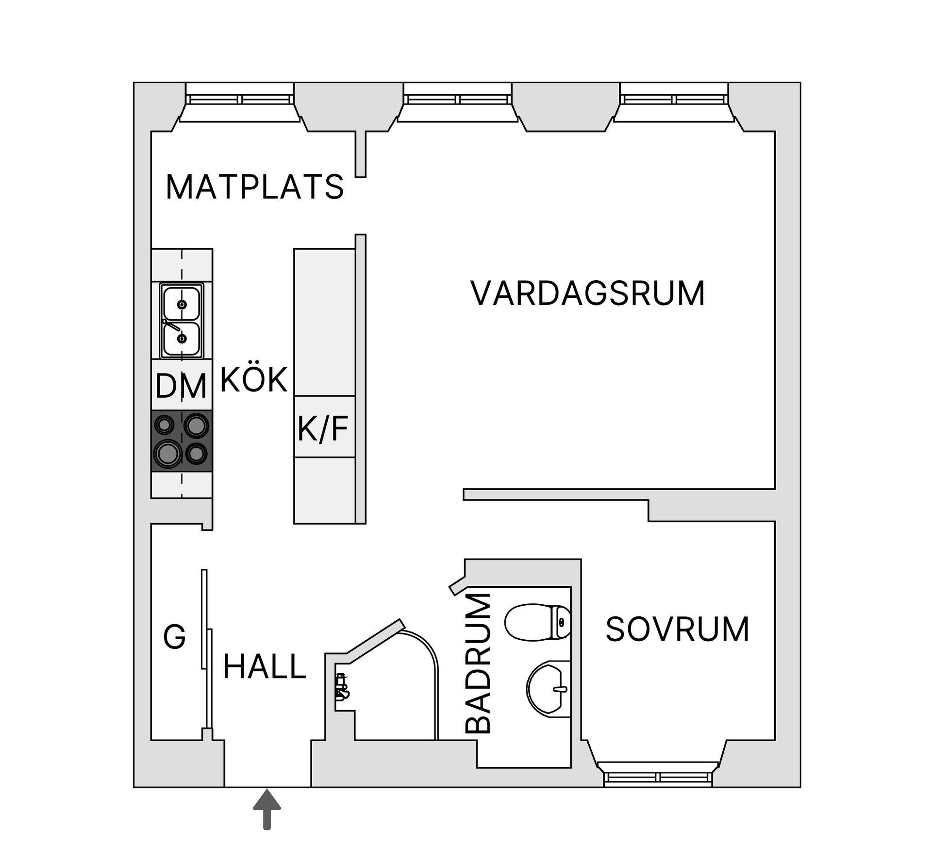 Bostadsrätt, Skaraborgsgatan 6B, Södermalm - Mariatorget, Stockholm